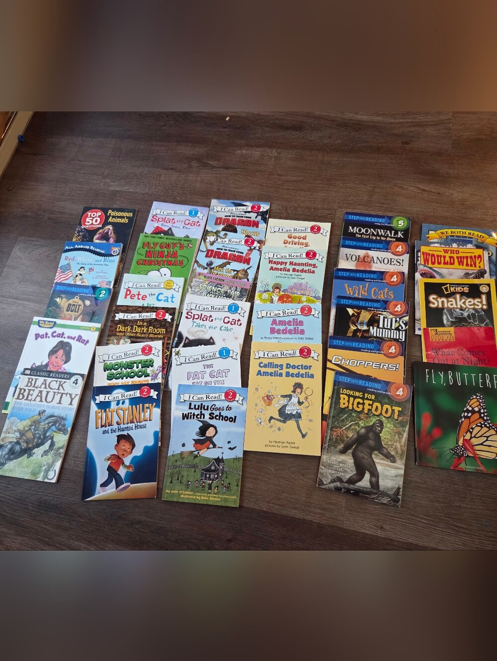 Large lot of 30 Early Reader Books, Step into Reading, Amelia Bedelia, I Can Rea